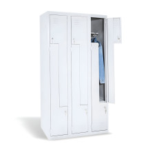 #03 CIK-CAK MINI 6 - 6-dveřová šatní úzká skříň s dveřmi typu Z