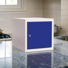 #03 BOX 1 BLUE │ Skříňka pro úschovu cenností │ 380/380/380 mm