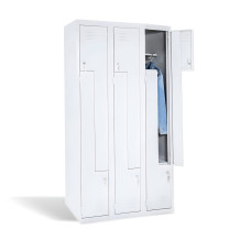 6-dveřová šatní skříň s dveřmi typu Z, 350 mm