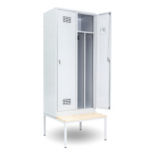 #03 MAXI 2│ 2 dveřová šatní skříň s přepážkou, 1800/800/500 mm