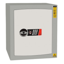 #17 SAFE S50 ELECTRO – Bezpečnostní schránka černo-bílá, 380 x 500 x 365 mm