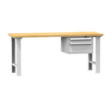 #29 HARDWORK D2W - Pracovní stůl se dvěma zásuvkami, 2000 mm, s nosností do 800 kg