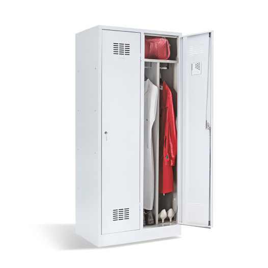 #03 MAXI 2 - 2 dveřová šatní skříň s přepážkou, 1800/800/500 mm