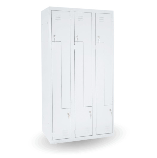 #03 CIK-CAK MINI 6 - 6 dveřová úzká šatní skříň s dveřmi typu Z, 1800/900/500 mm